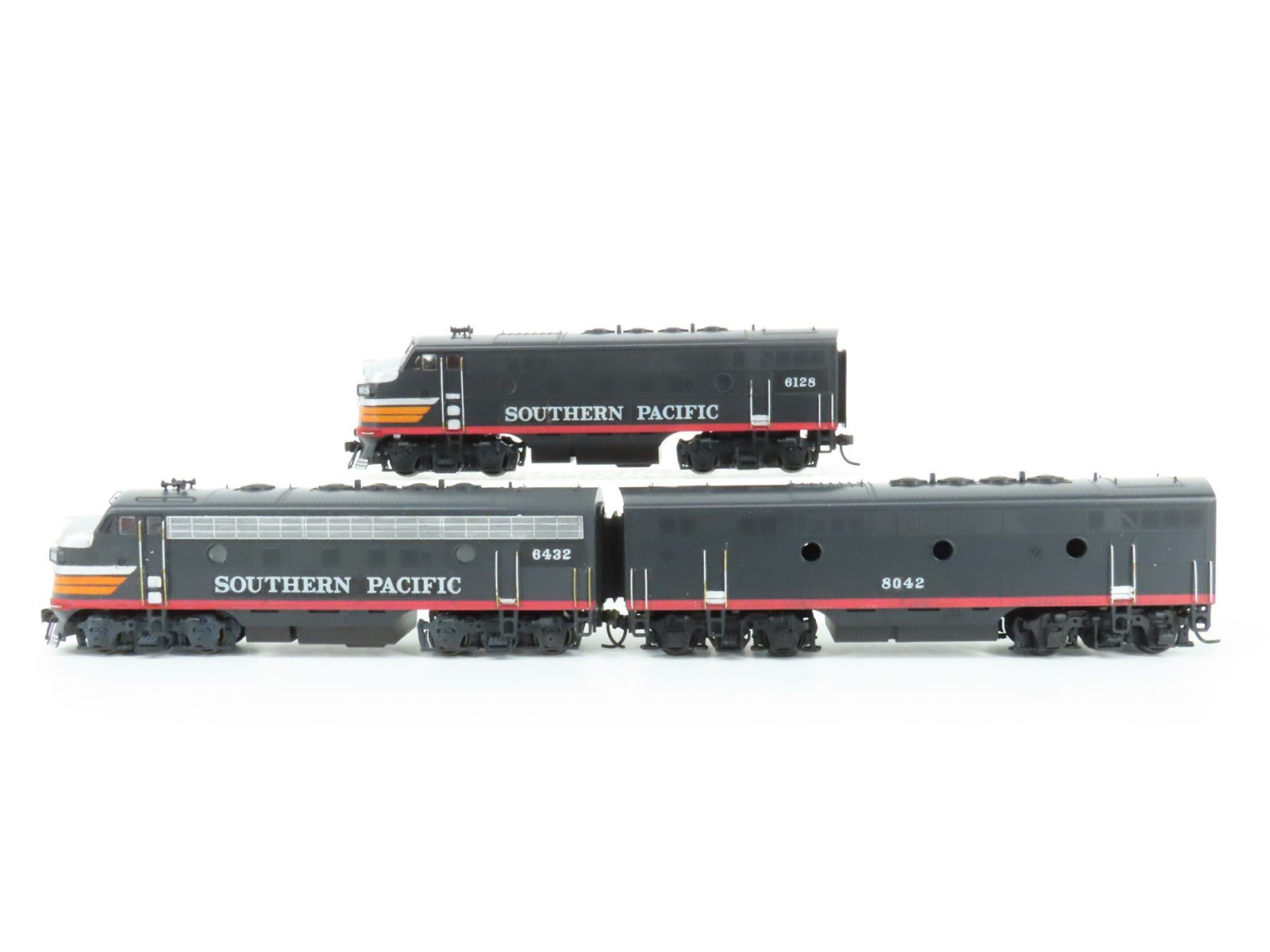 HO Scale KATO SP Southern Pacific F7 A/B/A Diesel Loco 3-Unit Set Custom