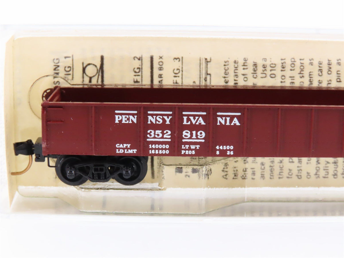 N Scale Kadee Micro-Trains MTL 48010 PRR Pennsylvania 50&#39; Gondola #352819