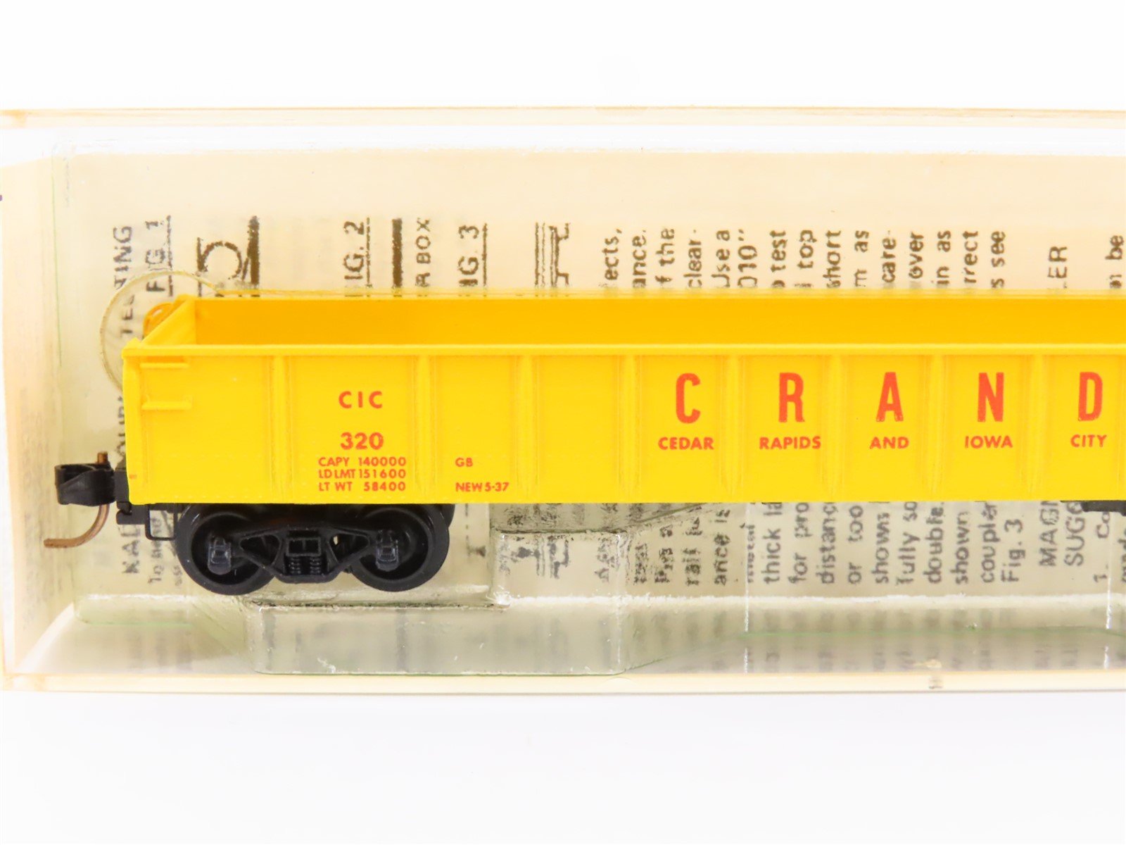 N Scale Kadee Micro-Trains MTL 48040 CIC Crandic Cedar Rapids 50' Gondola #320