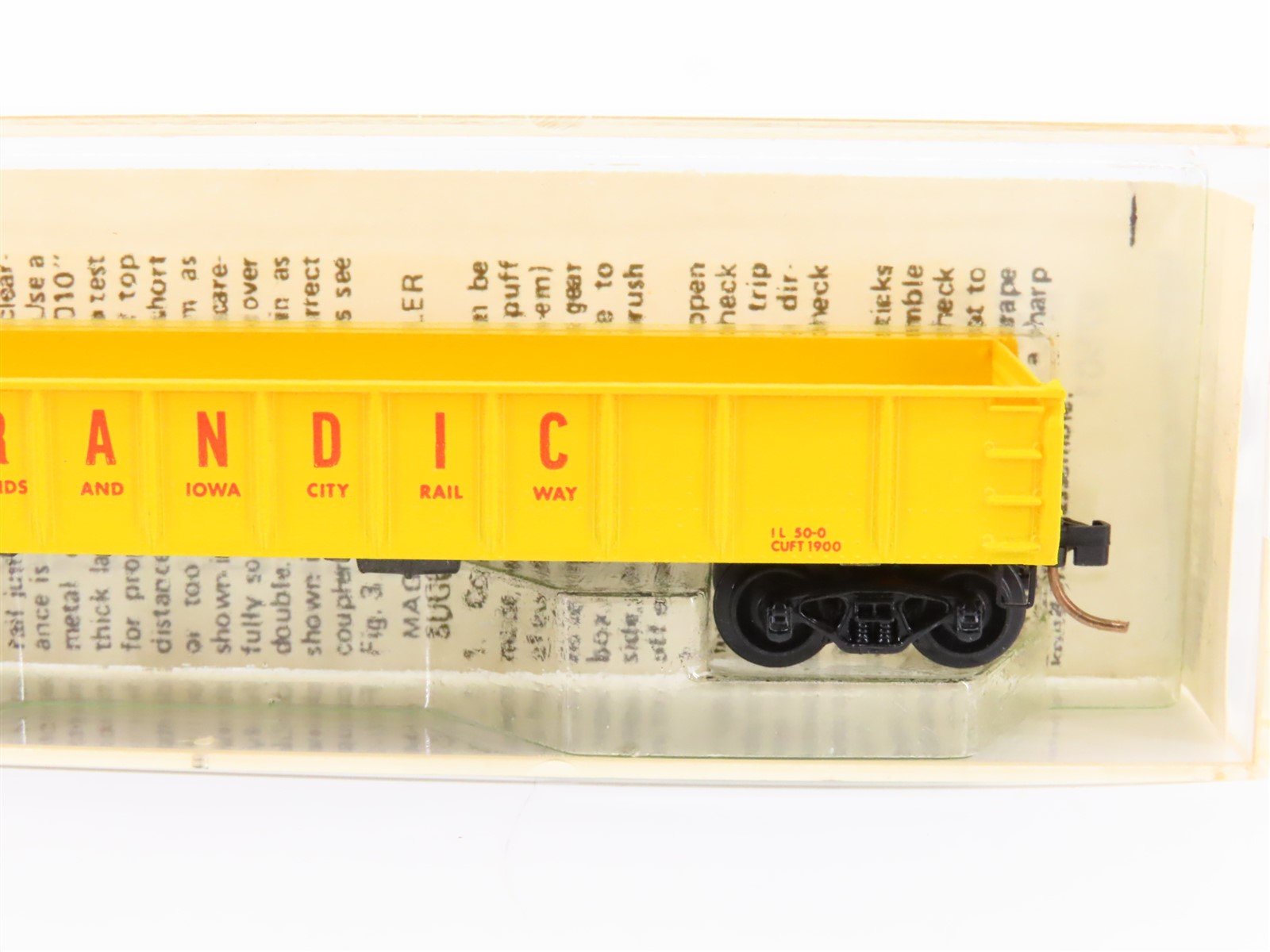 N Scale Kadee Micro-Trains MTL 48040 CIC Crandic Cedar Rapids 50' Gondola #320