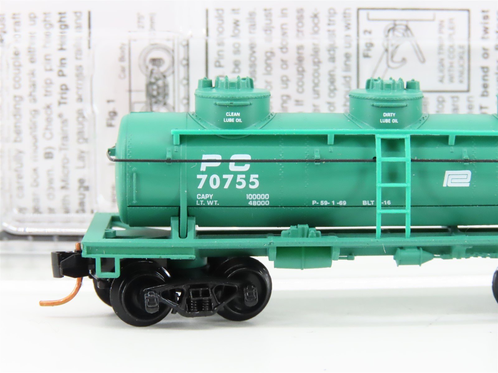 N Scale Micro-Trains MTL 06600040 PC Penn Central 3-Dome Tank Car #70755
