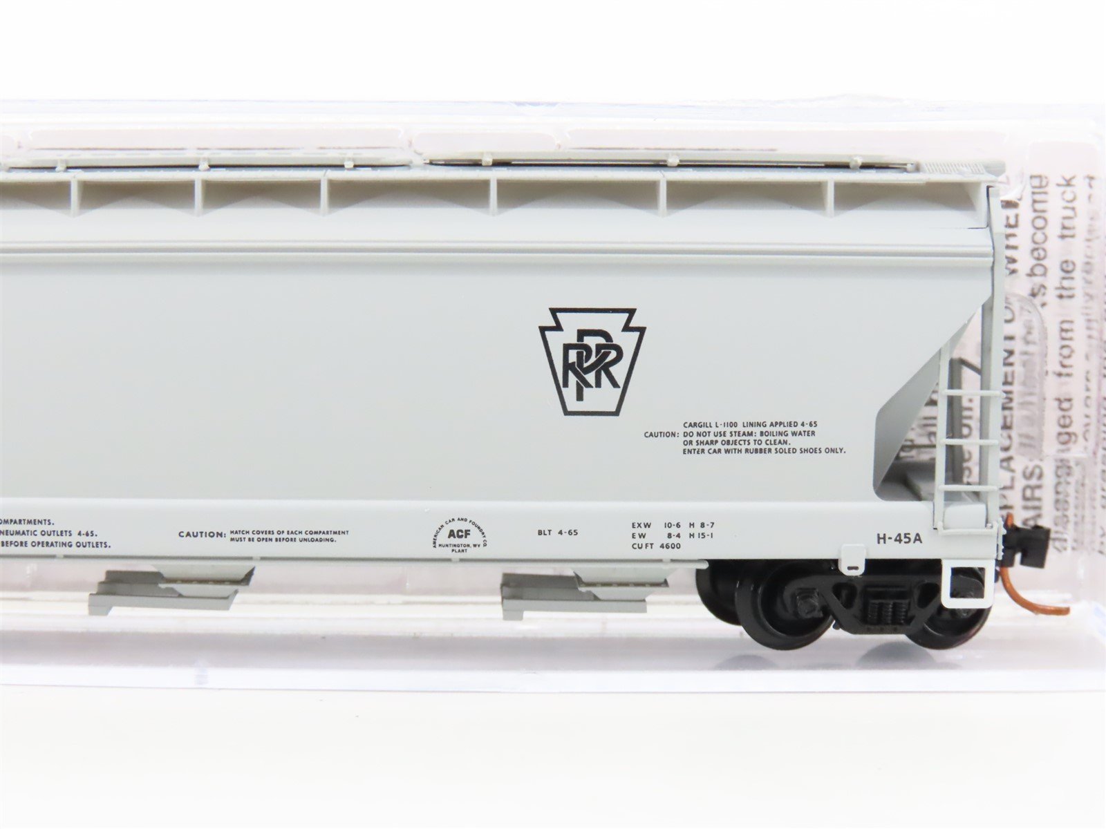 N Scale Micro-Trains MTL 09400220 PRR Pennsylvania 3 Bay Covered Hopper #260716