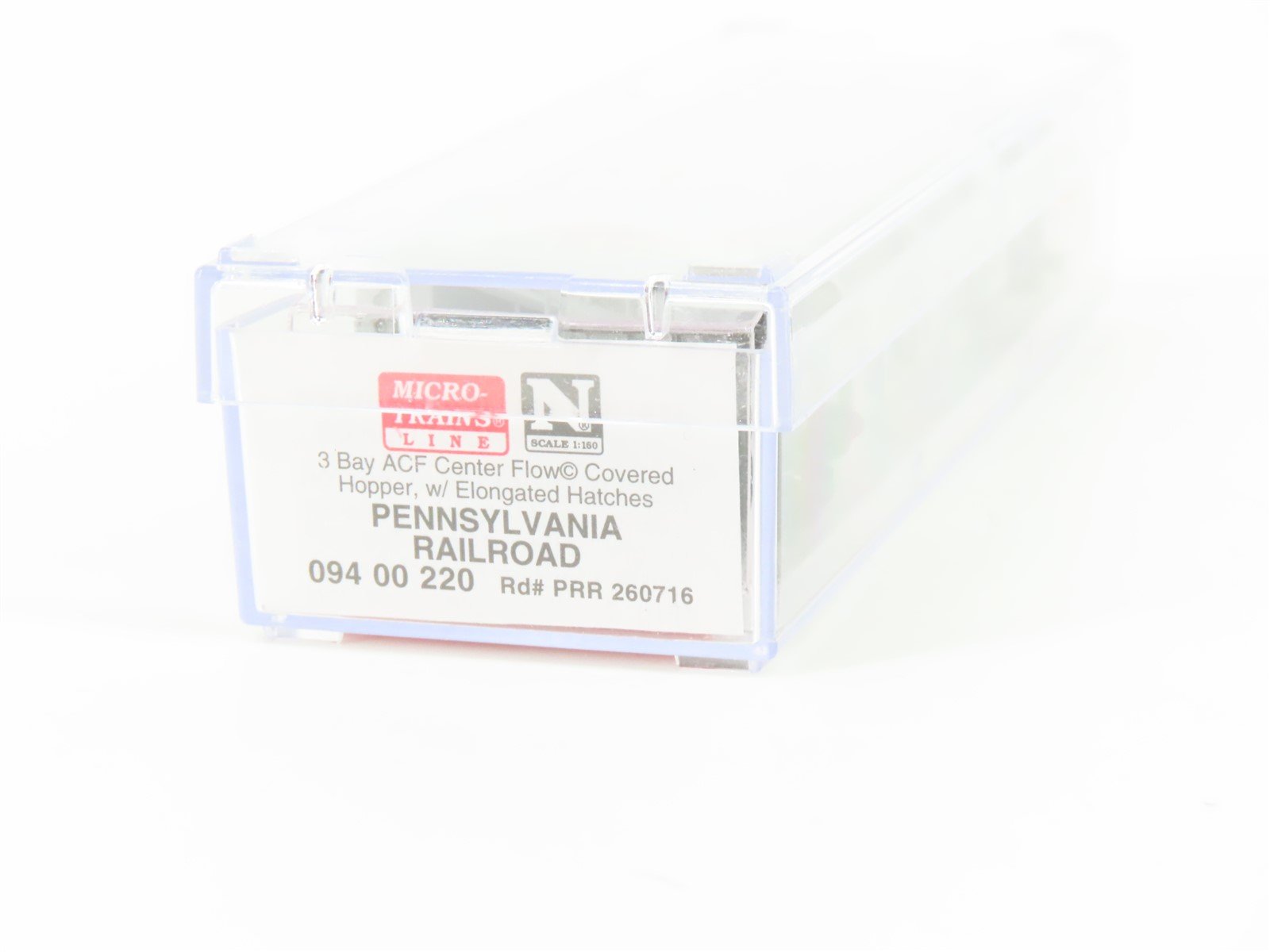 N Scale Micro-Trains MTL 09400220 PRR Pennsylvania 3 Bay Covered Hopper #260716