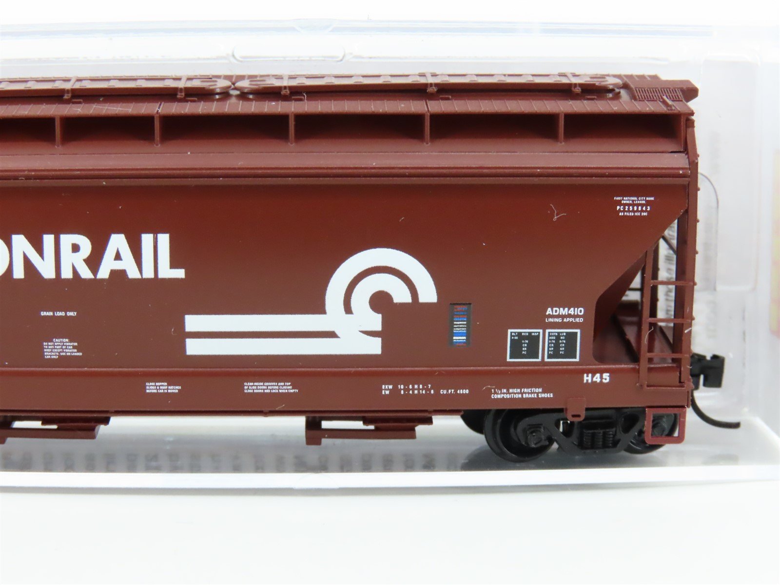 N Scale Micro-Trains MTL 09400630 CR Conrail 3-Bay Covered Hopper #888635