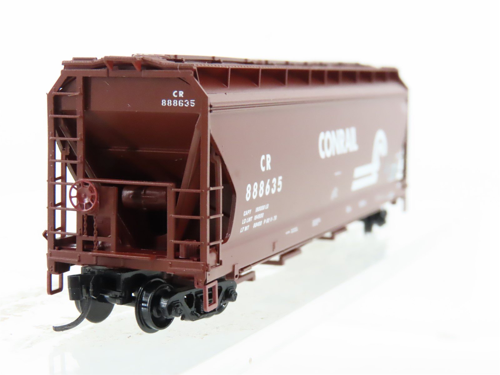 N Scale Micro-Trains MTL 09400630 CR Conrail 3-Bay Covered Hopper #888635