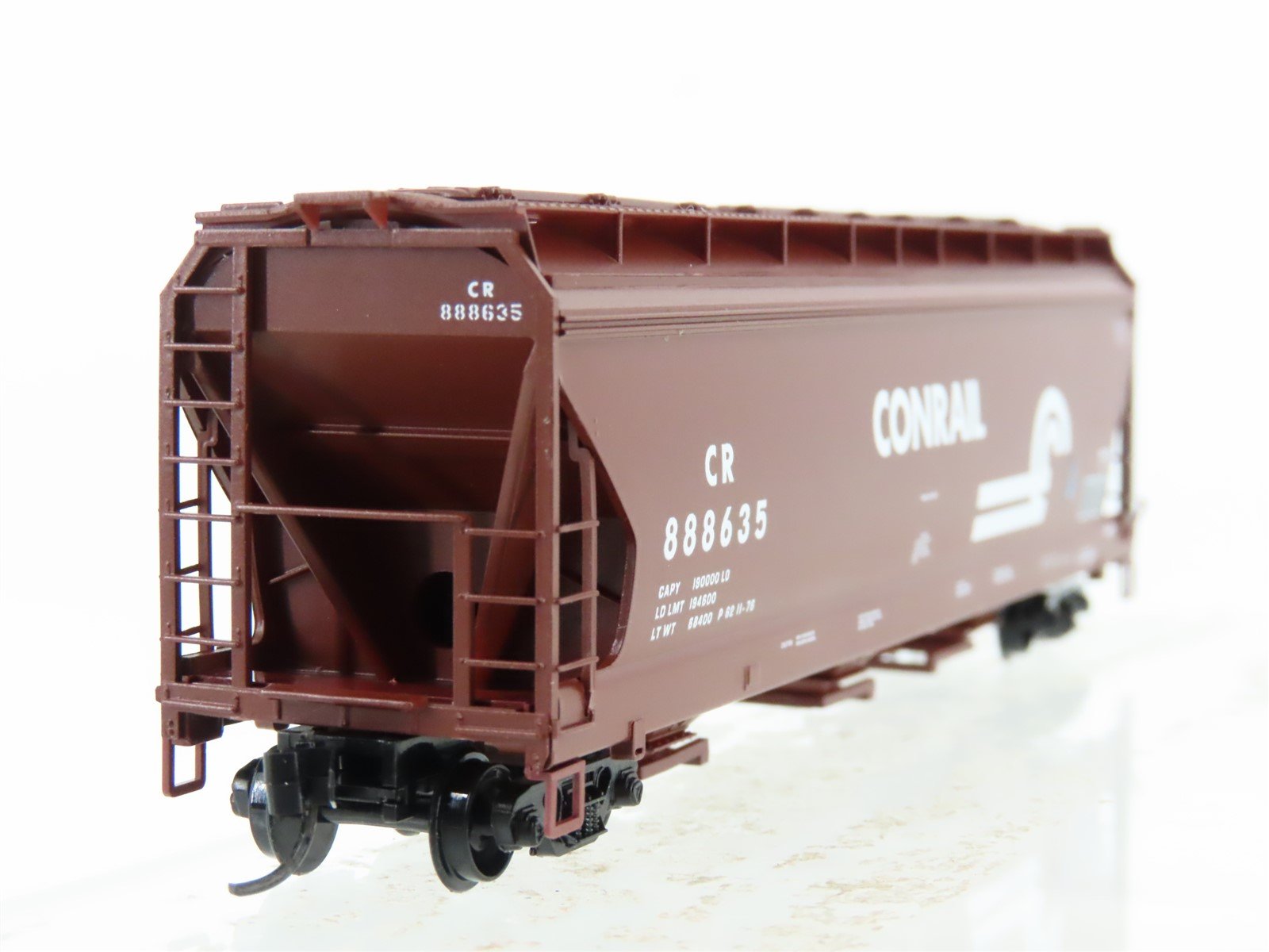 N Scale Micro-Trains MTL 09400630 CR Conrail 3-Bay Covered Hopper #888635