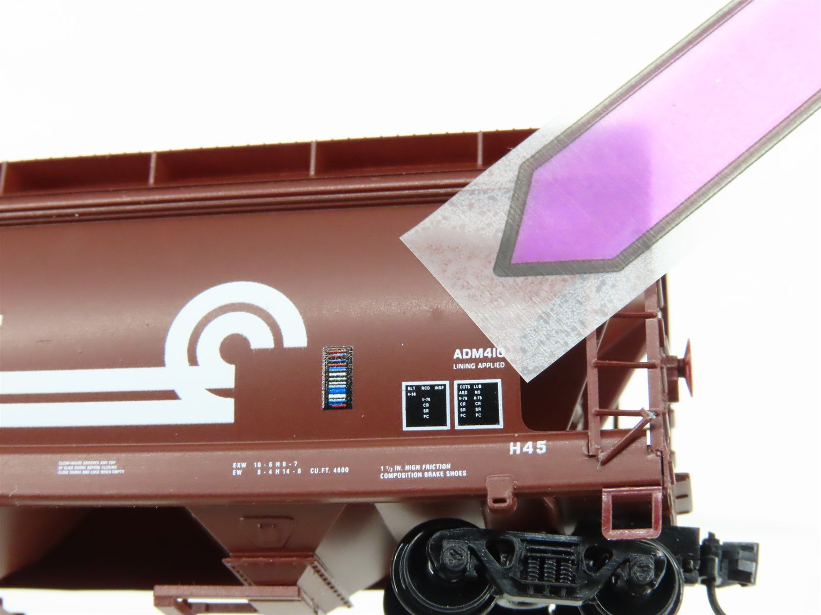 N Scale Micro-Trains MTL 09400630 CR Conrail 3-Bay Covered Hopper #888635
