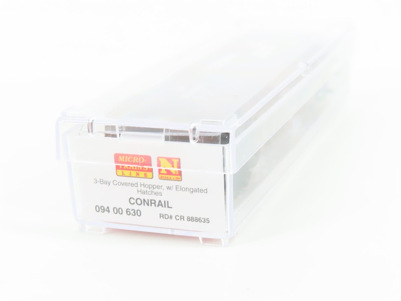N Scale Micro-Trains MTL 09400630 CR Conrail 3-Bay Covered Hopper #888635