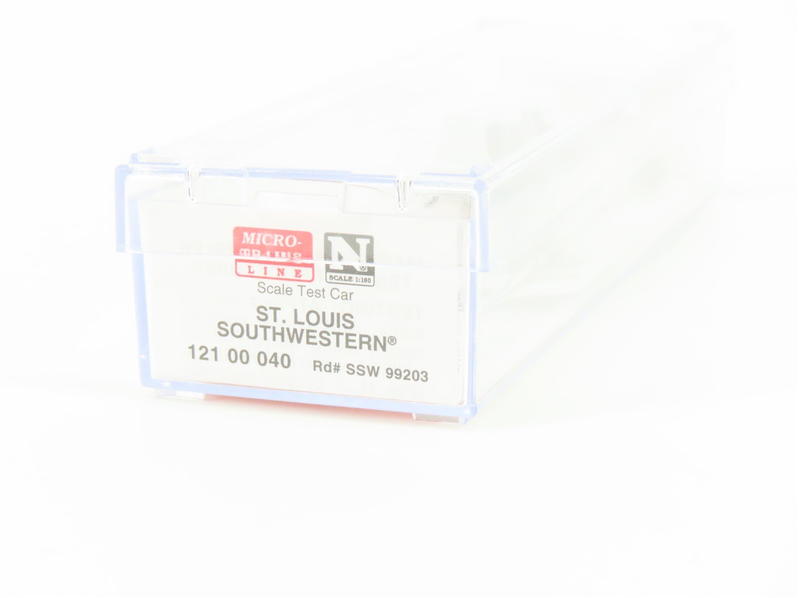 N Scale Micro-Trains MTL 12100040 SSW St. Louis Western Scale Test Car #99203