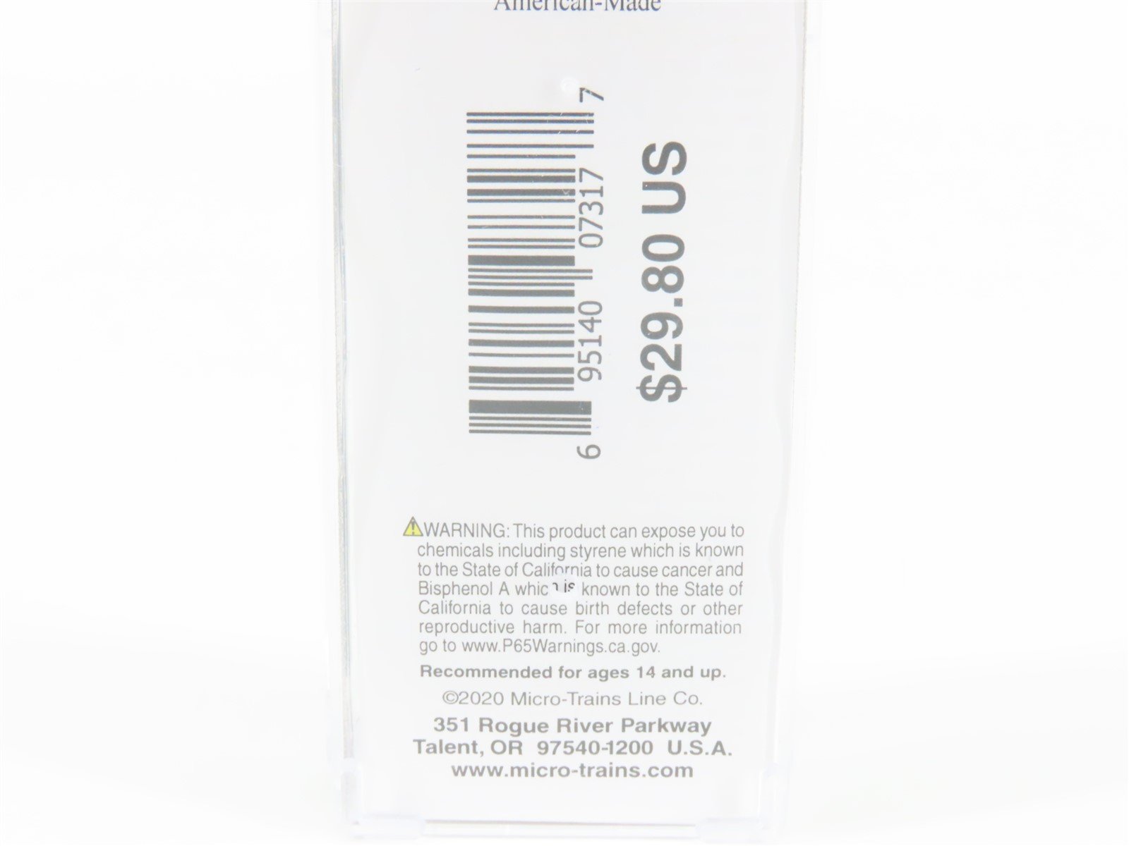 N Scale Micro-Trains MTL 09300170 WP Western Pacific 3-Bay Covered Hopper #11921