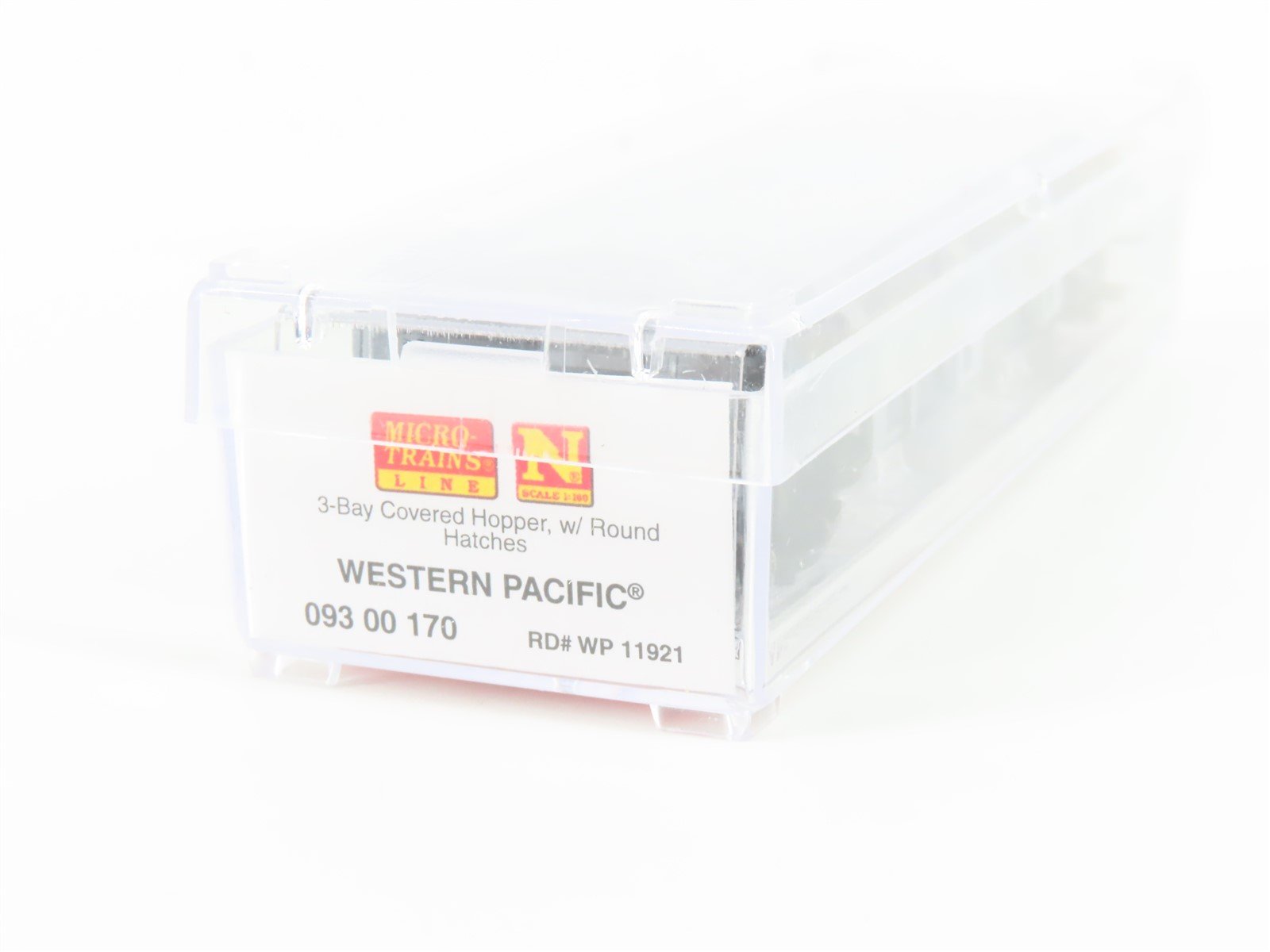 N Scale Micro-Trains MTL 09300170 WP Western Pacific 3-Bay Covered Hopper #11921