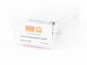 N Scale Micro-Trains MTL 09800060 WM Western Maryland 50' Airslide Hopper #5565