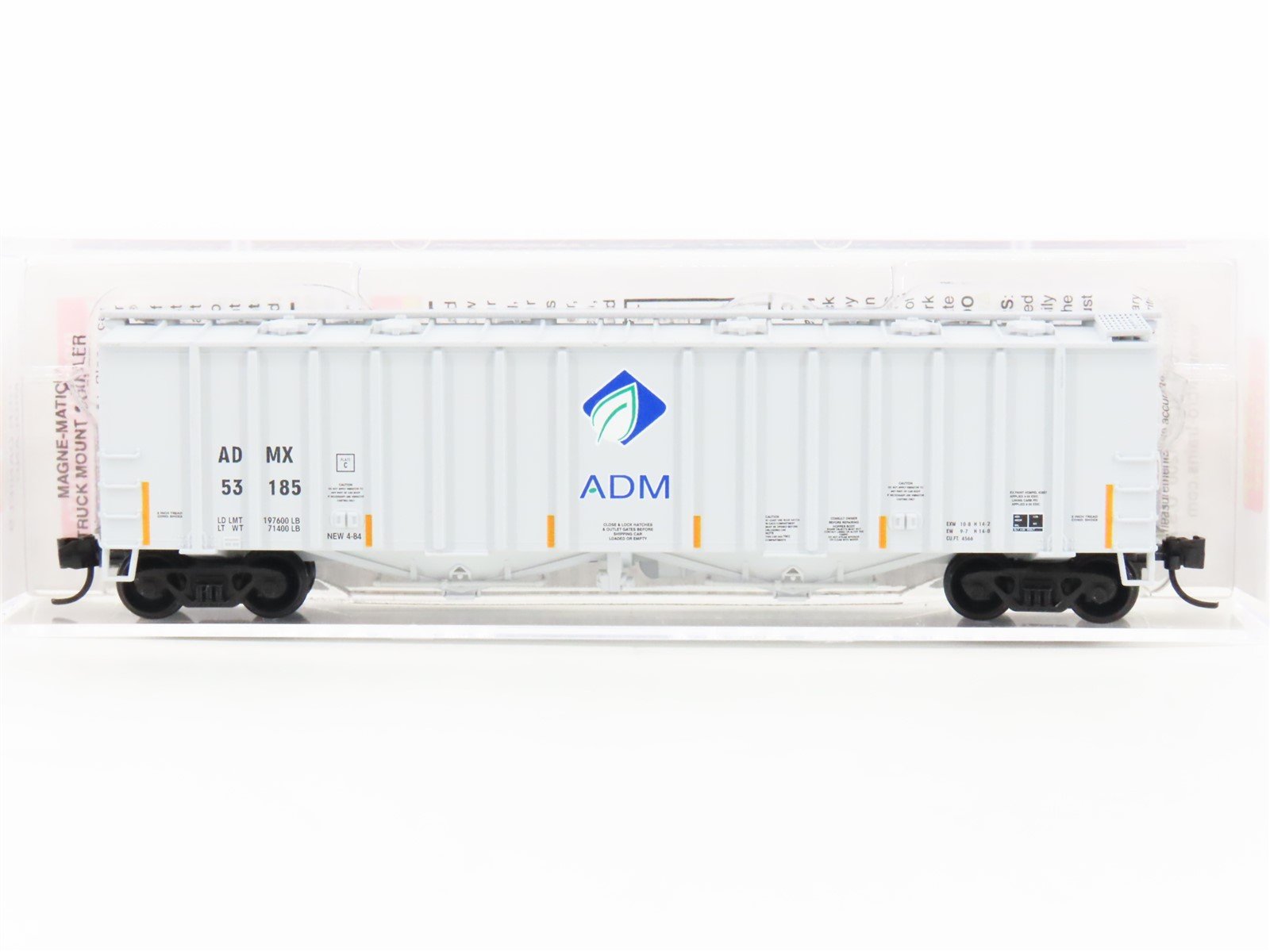 N Micro-Trains MTL 09800102 ADMX Archer Daniels Midland Airslide Hopper #53185