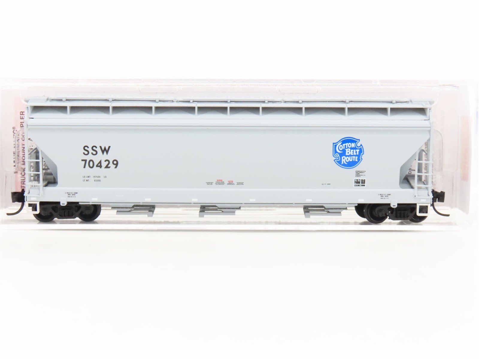 N Scale Micro-Trains MTL 09400621 SSW Cotton Belt Route 3-Bay Hopper #70429