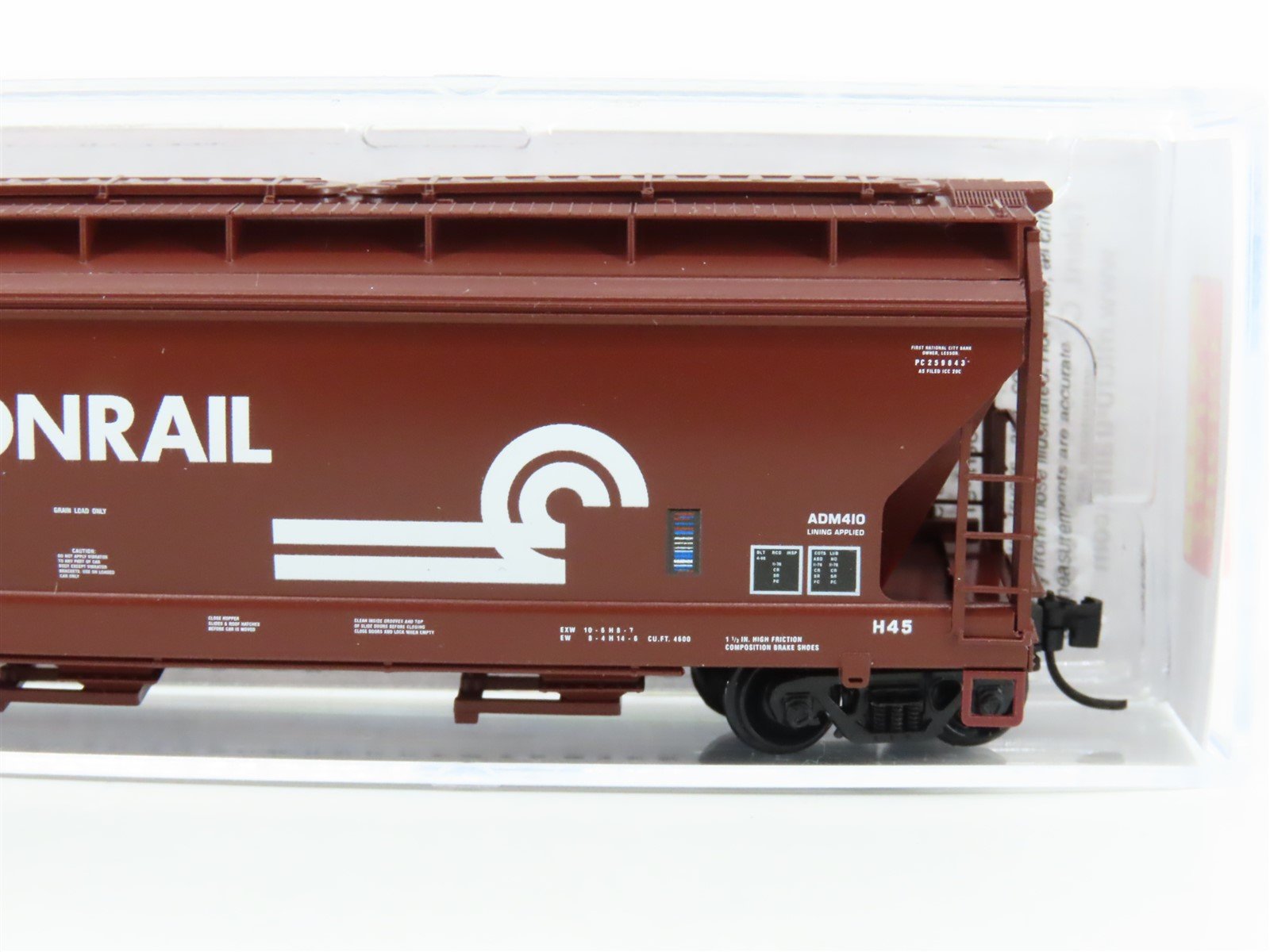 N Scale Micro-Trains MTL 09400630 CR Conrail 3-Bay Covered Hopper #888635