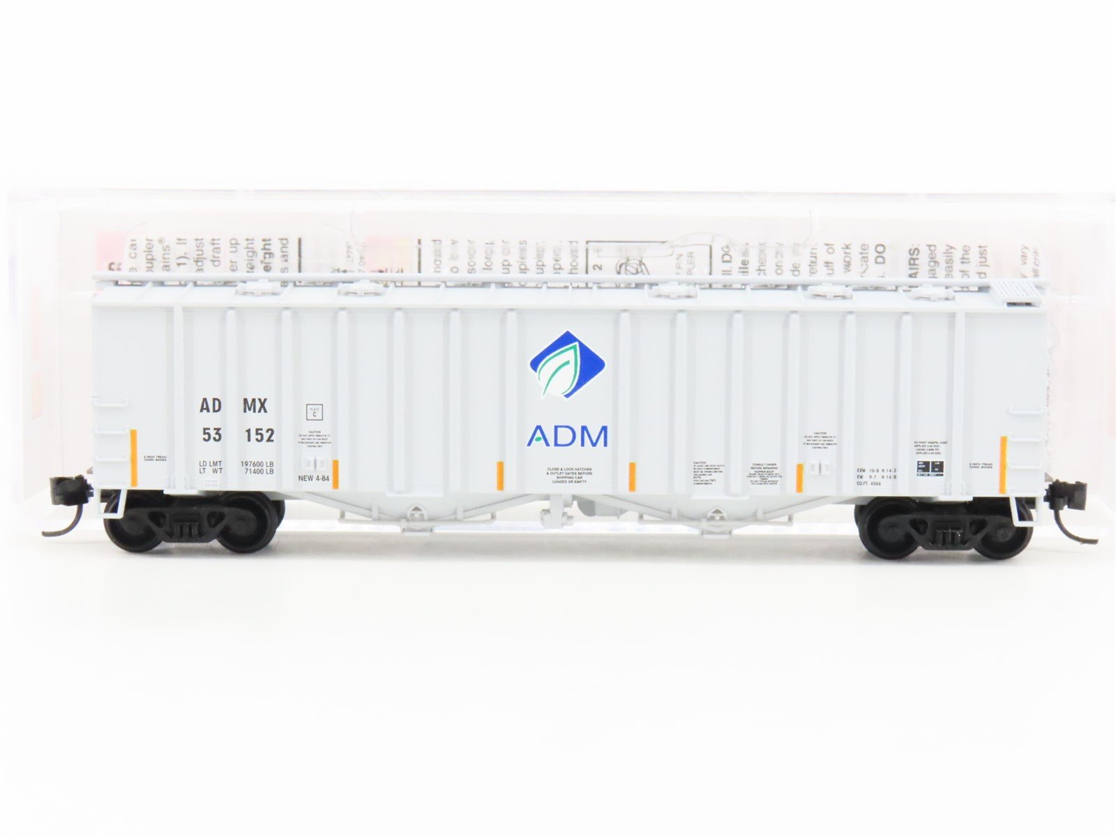N Micro-Trains MTL 09800101 ADMX Archer Daniels Midland Airslide Hopper #53152