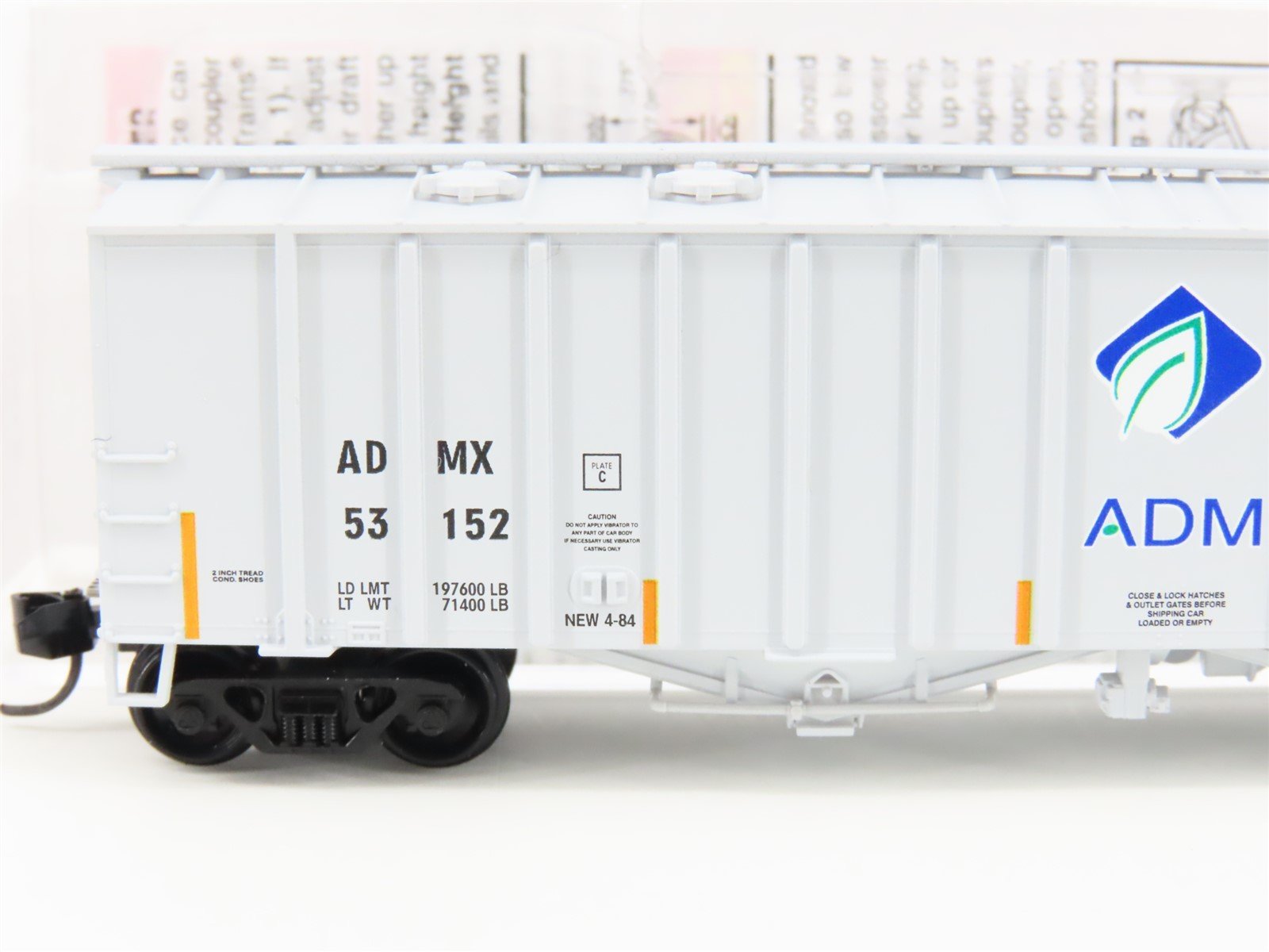 N Micro-Trains MTL 09800101 ADMX Archer Daniels Midland Airslide Hopper #53152