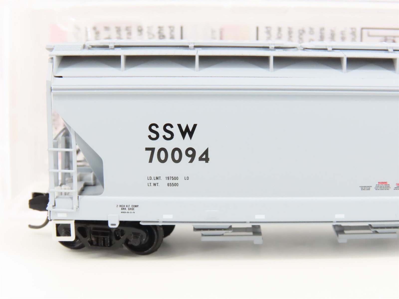 N Scale Micro-Trains MTL 09400622 SSW Cotton Belt Route 3-Bay Hopper #70094