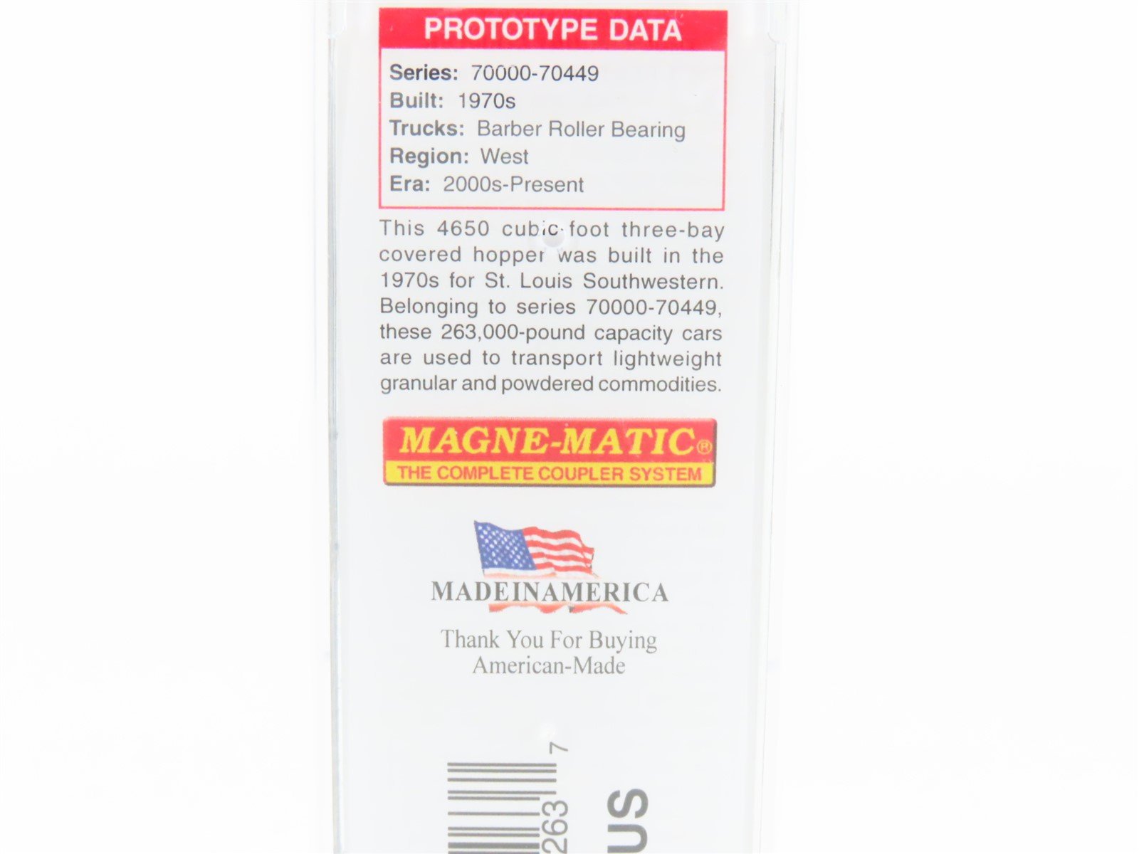 N Scale Micro-Trains MTL 09400622 SSW Cotton Belt Route 3-Bay Hopper #70094