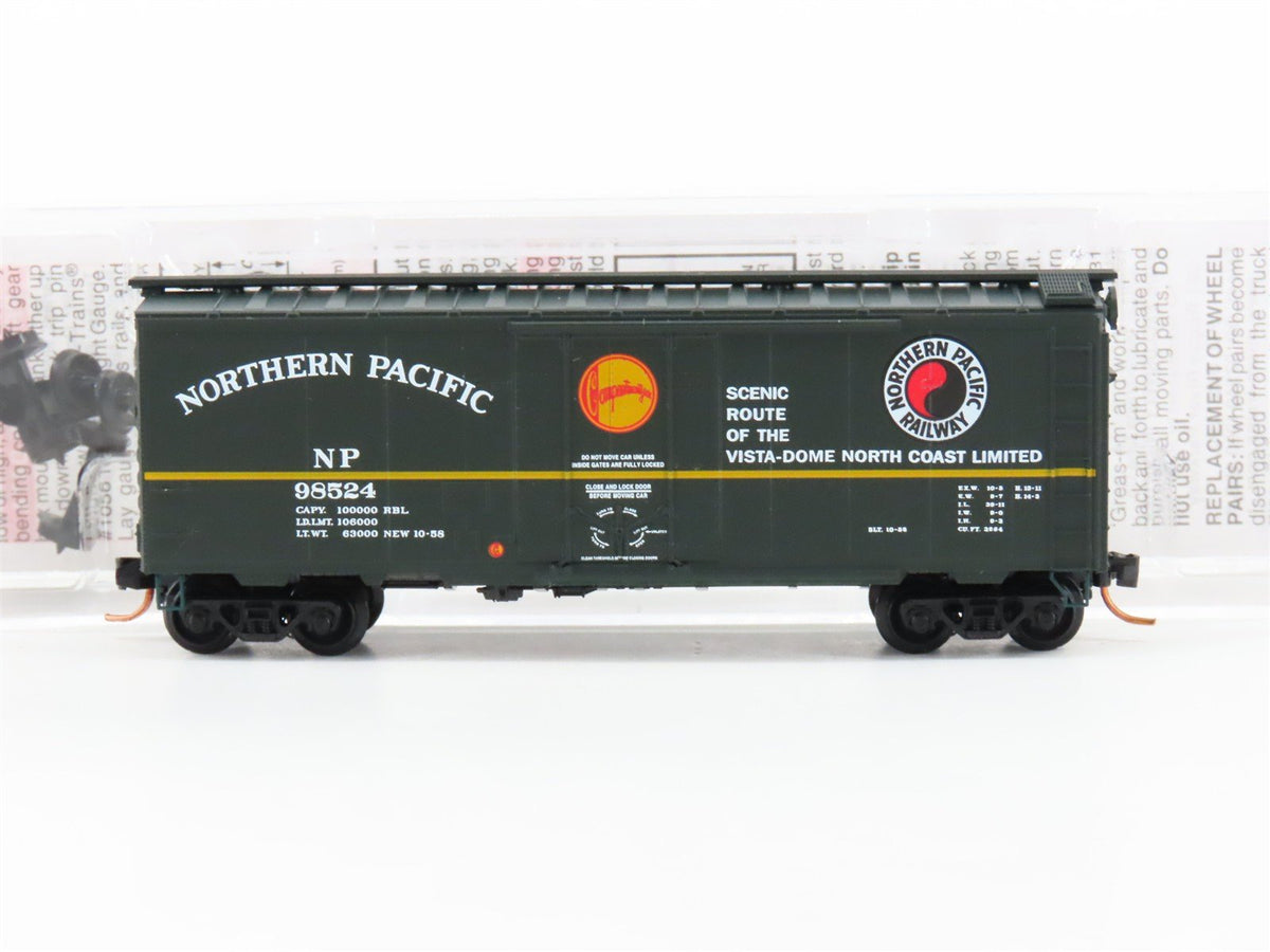 N Micro-Trains MTL 02100170 NP Northern Pacific 40&#39; Plug Door Box Car 98524