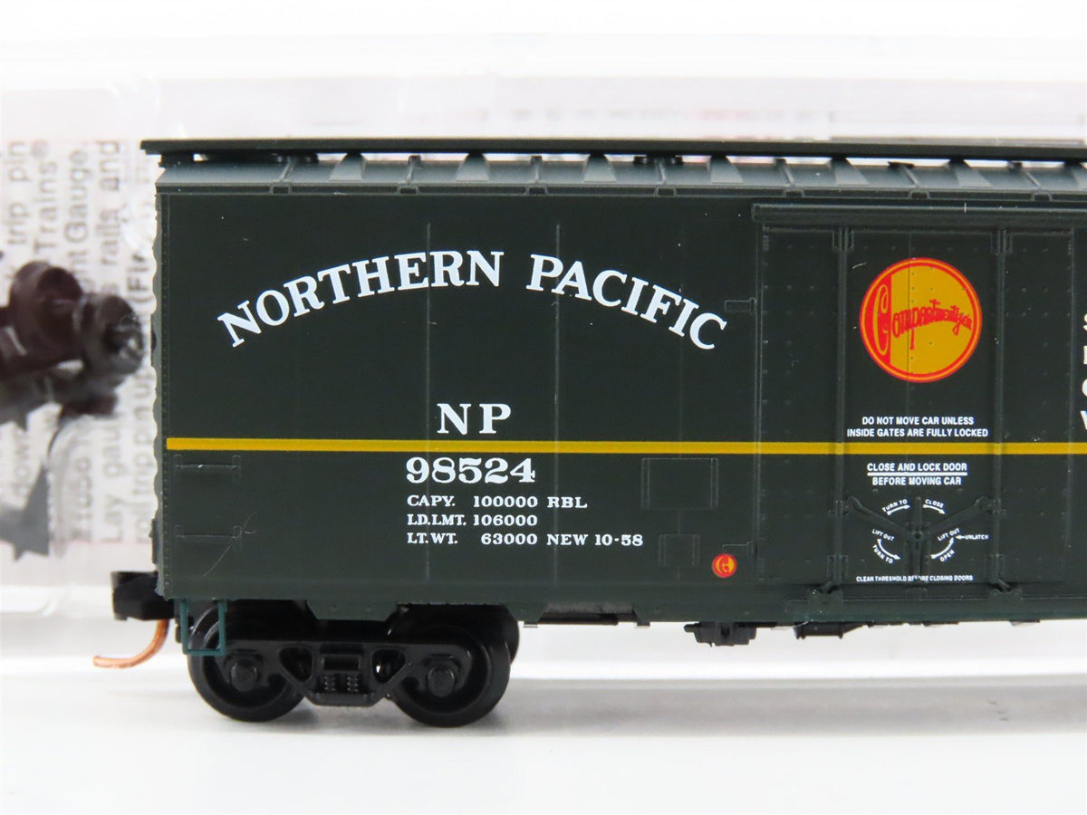 N Micro-Trains MTL 02100170 NP Northern Pacific 40&#39; Plug Door Box Car 98524