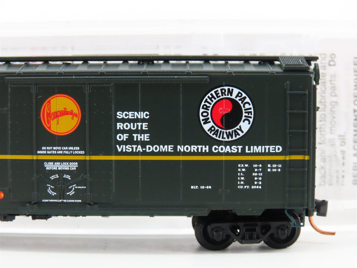 N Micro-Trains MTL 02100170 NP Northern Pacific 40&#39; Plug Door Box Car 98524