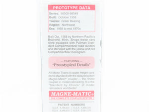 N Micro-Trains MTL 02100170 NP Northern Pacific 40' Plug Door Box Car 98524