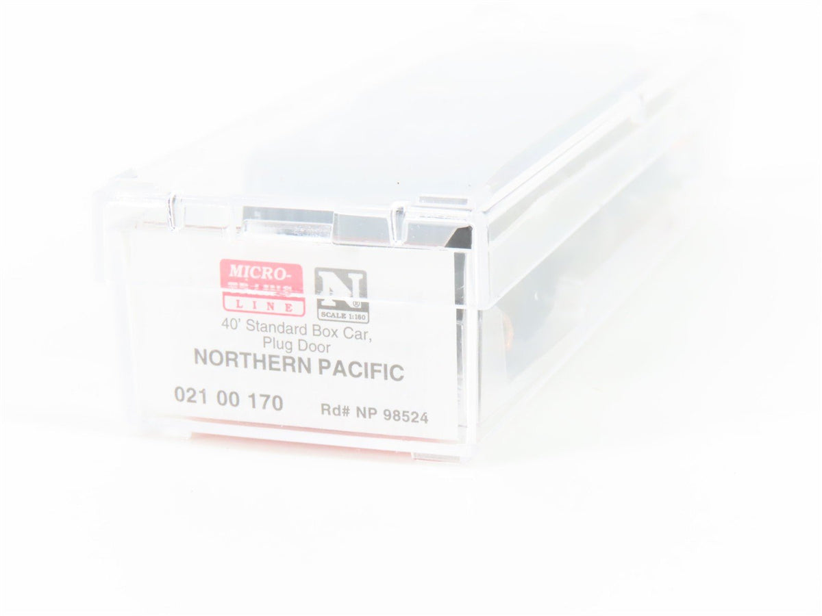 N Micro-Trains MTL 02100170 NP Northern Pacific 40&#39; Plug Door Box Car 98524