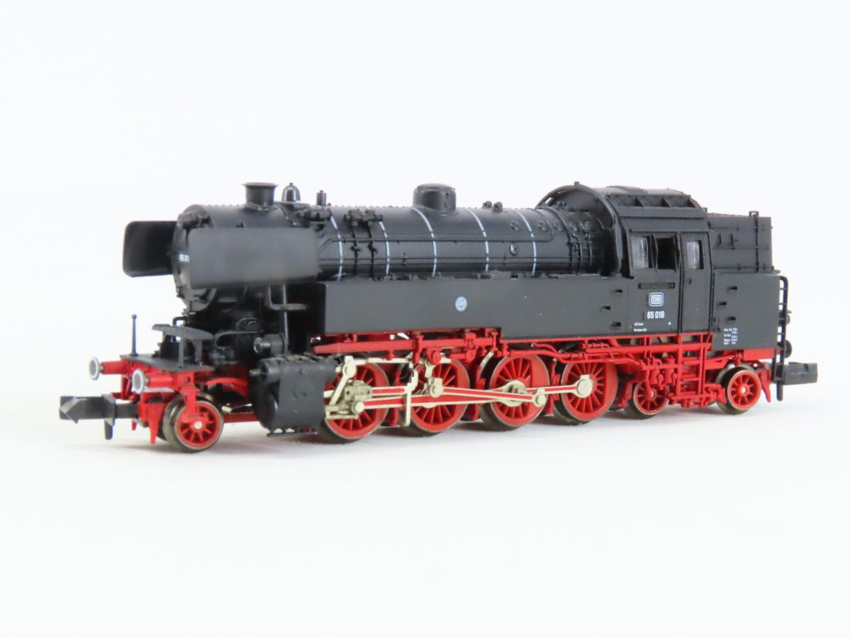 N Scale Fleischmann Piccolo 7065 DB German 2-8-4T BR65 Steam Tank #018