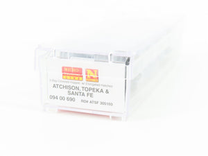 N Scale Micro-Trains MTL 09400690 ATSF Santa Fe 3-Bay Covered Hopper #305103