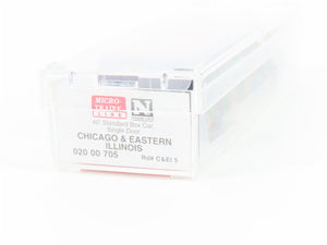N Scale Micro-Trains MTL 02000705 C&EI Chicago Evansville East 40' Box Car #5