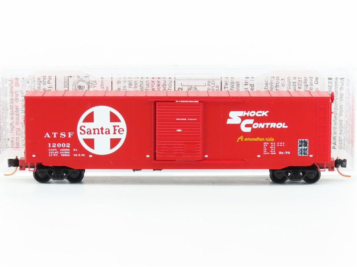 N Scale Micro-Trains MTL 07700150 ATSF Santa Fe 50&#39; Single Door Box Car #12002