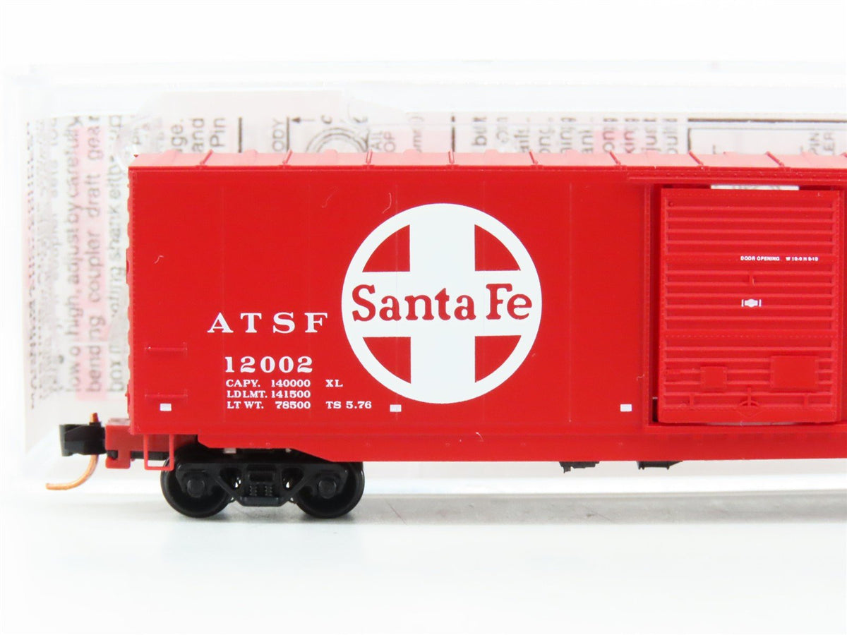 N Scale Micro-Trains MTL 07700150 ATSF Santa Fe 50&#39; Single Door Box Car #12002