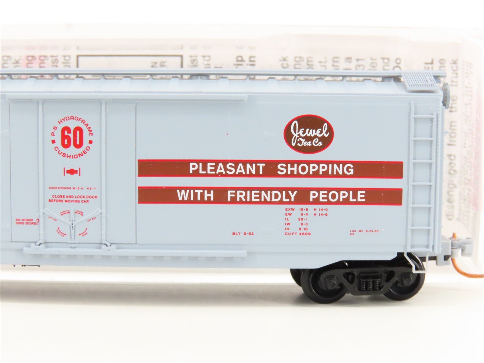 N Micro-Trains MTL 03200440 TLDX Jewel Tea Company 50' Plug Door Box Car #33
