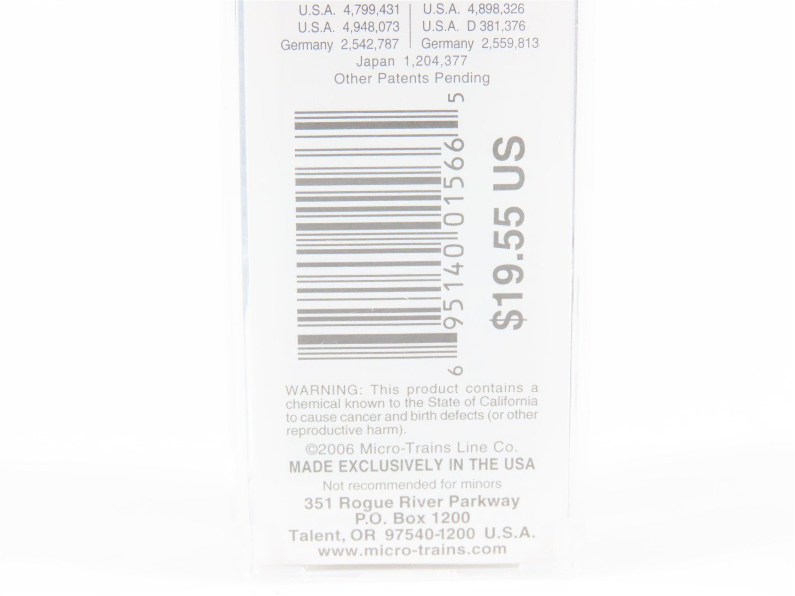 N Micro-Trains MTL 03200440 TLDX Jewel Tea Company 50' Plug Door Box Car #33