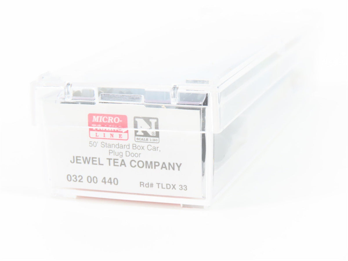 N Micro-Trains MTL 03200440 TLDX Jewel Tea Company 50&#39; Plug Door Box Car #33