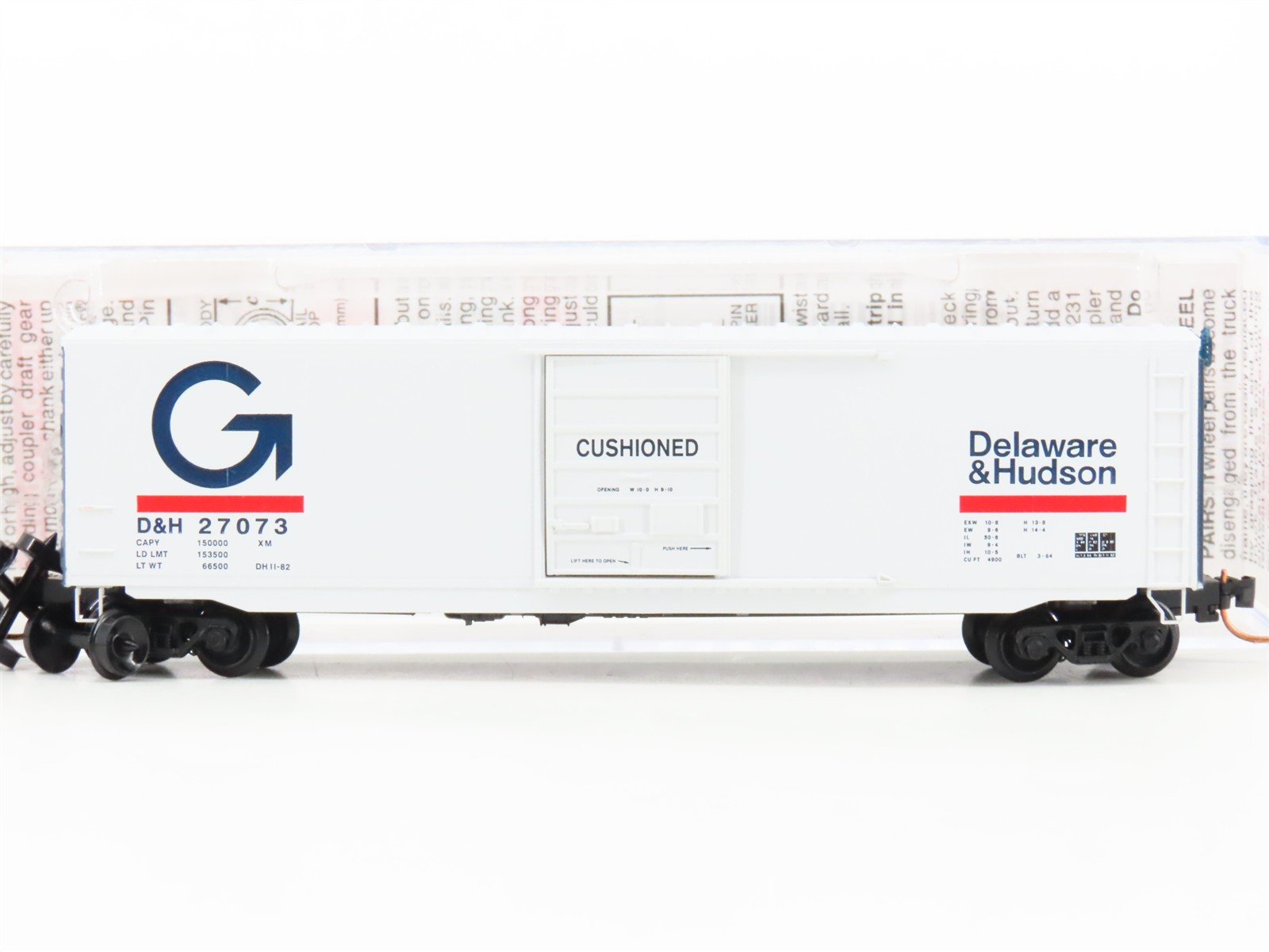 N Micro-Trains MTL 07700060 D&H Delaware & Hudson 50' Single Door Box Car #27073