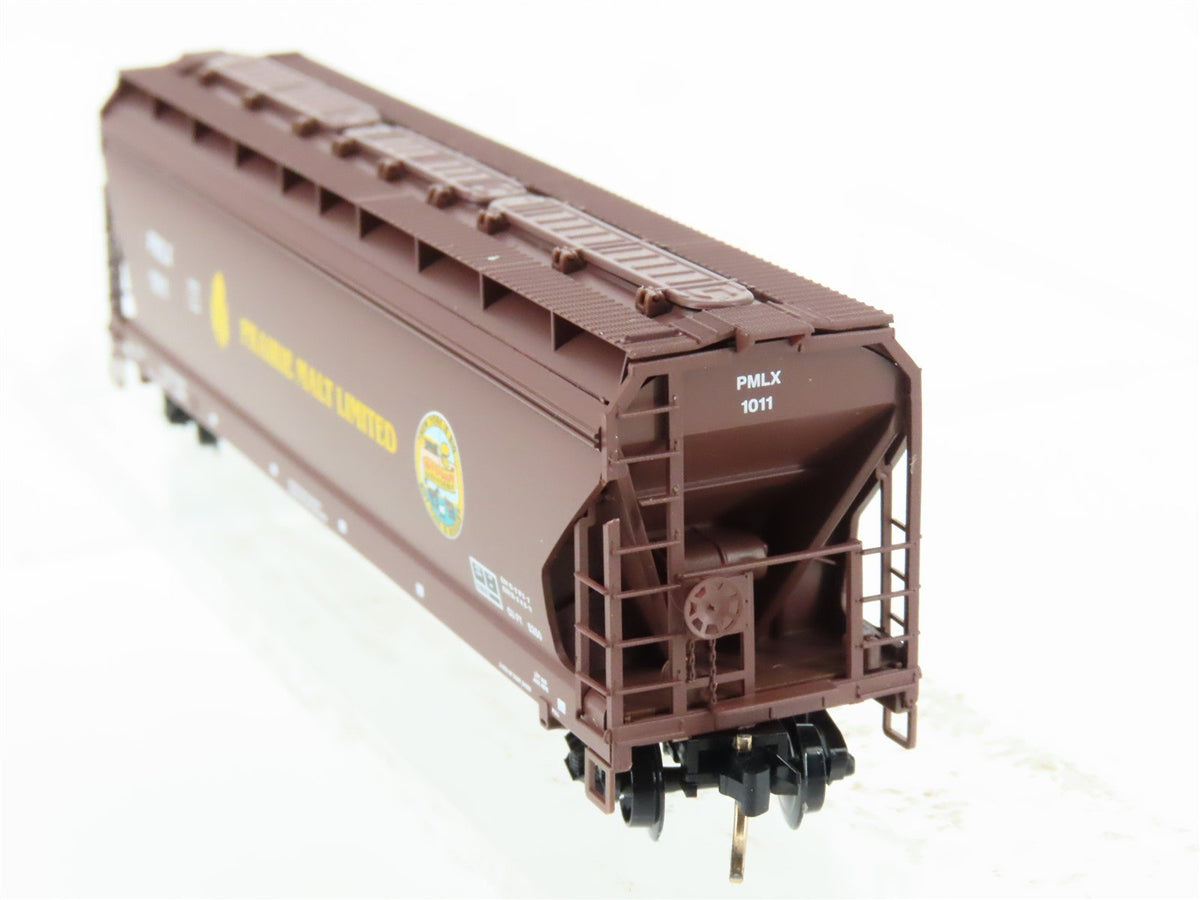 N Scale Micro-Trains MTL 94130 PMLX Prairie Malt Limited 3-Bay Hopper #1011