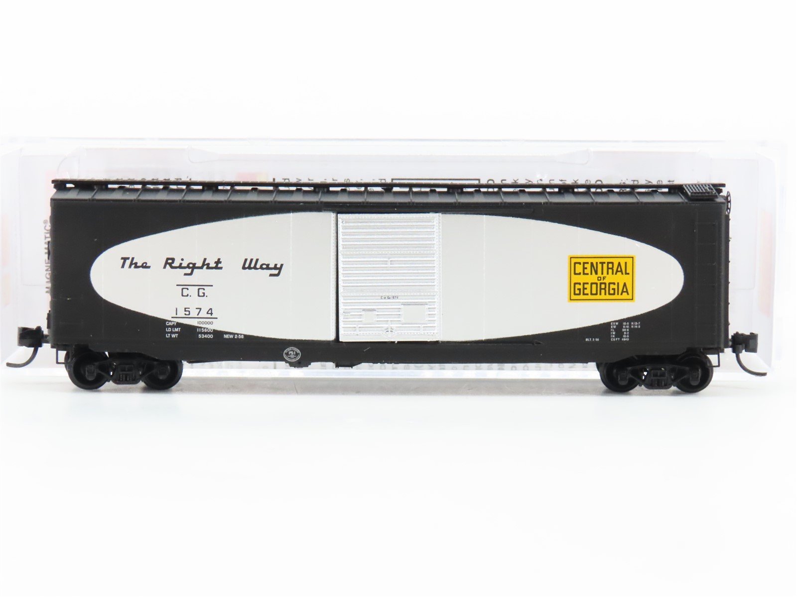 N Scale Micro-Trains MTL 03100281 CG The Right Way Single Door 50' Box Car #1574