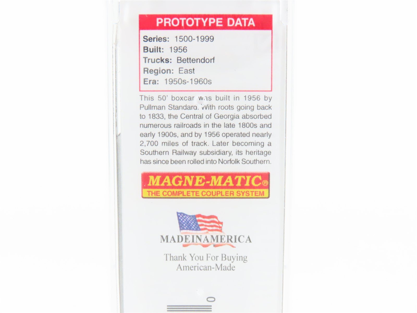 N Scale Micro-Trains MTL 03100281 CG The Right Way Single Door 50' Box Car #1574