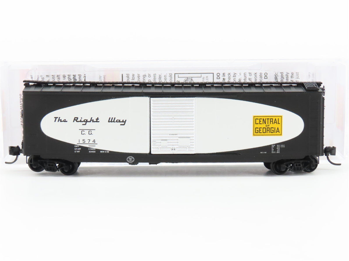 N Scale Micro-Trains MTL 03100281 CG The Right Way Single Door 50&#39; Box Car #1574