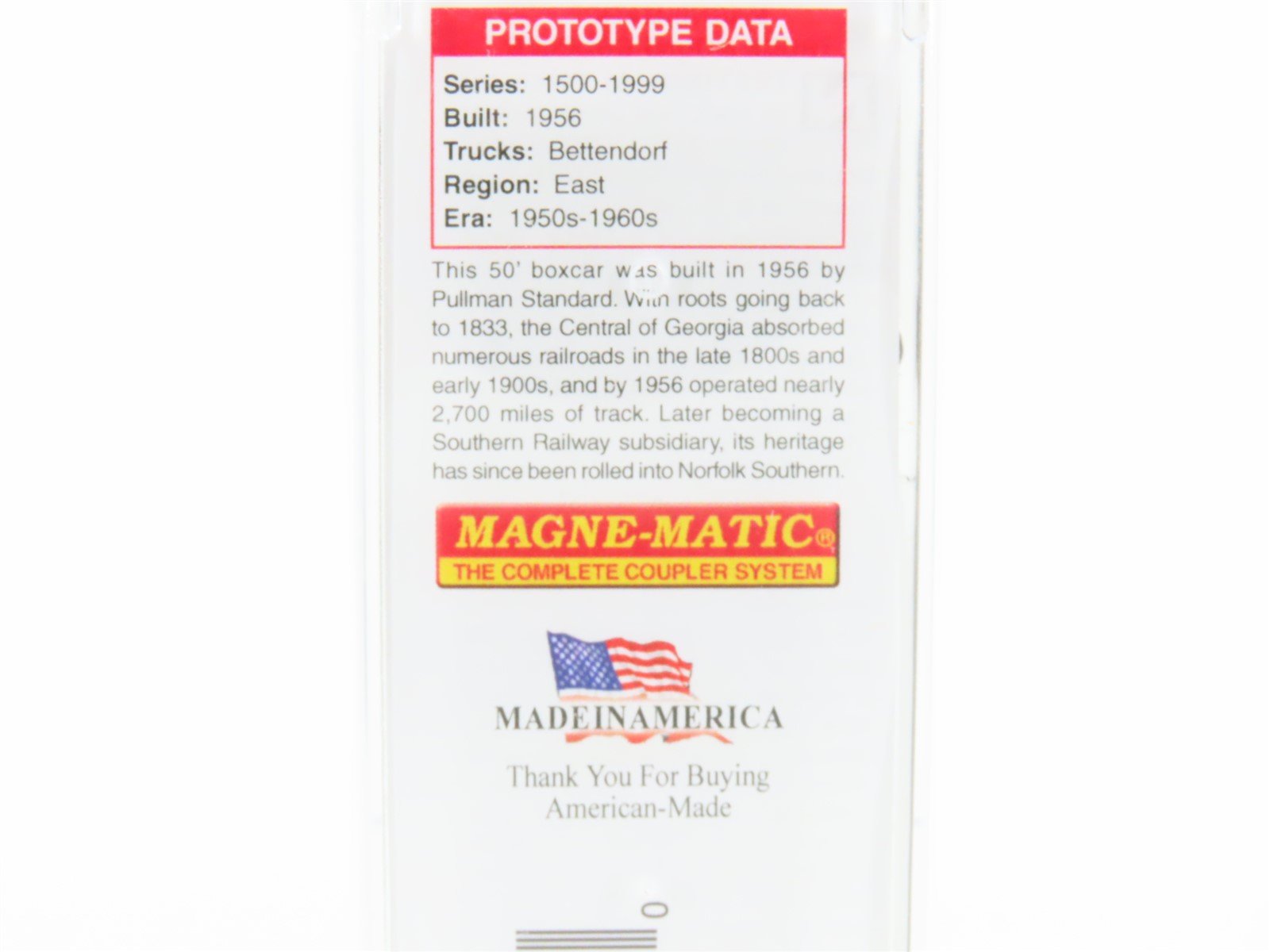 N Scale Micro-Trains MTL 03100281 CG The Right Way Single Door 50' Box Car #1574