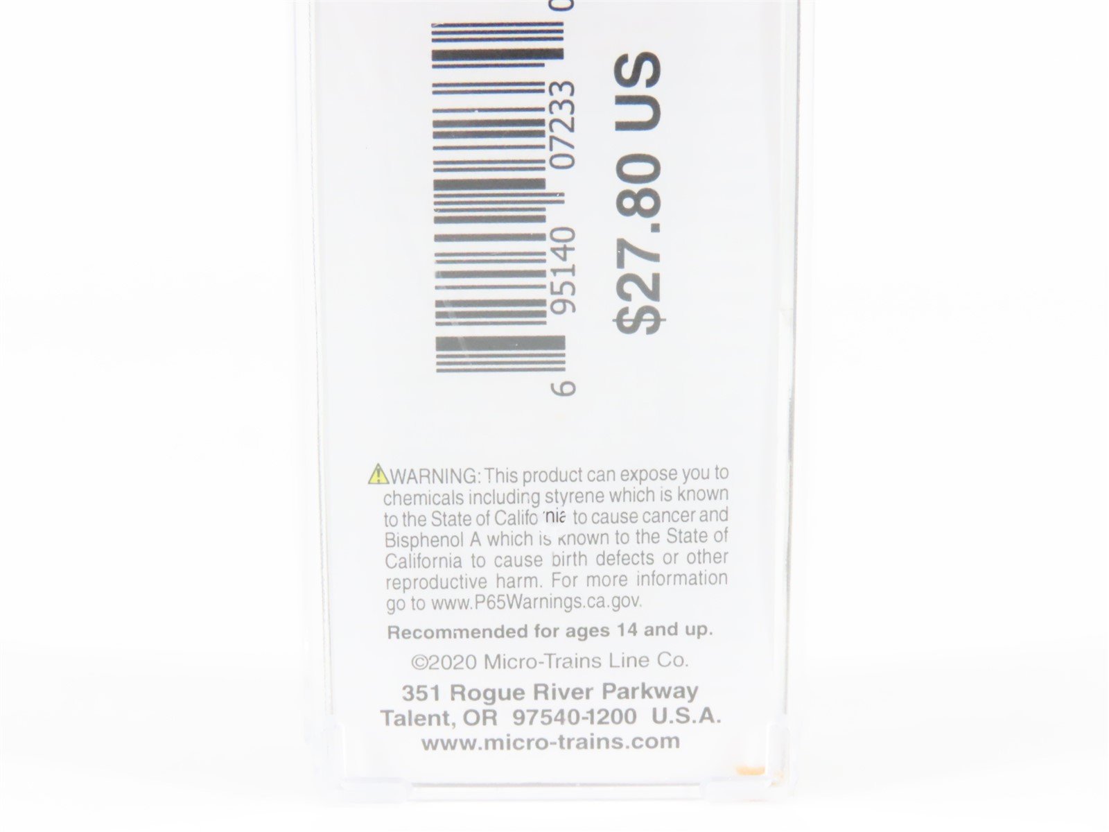 N Scale Micro-Trains MTL 03100281 CG The Right Way Single Door 50' Box Car #1574