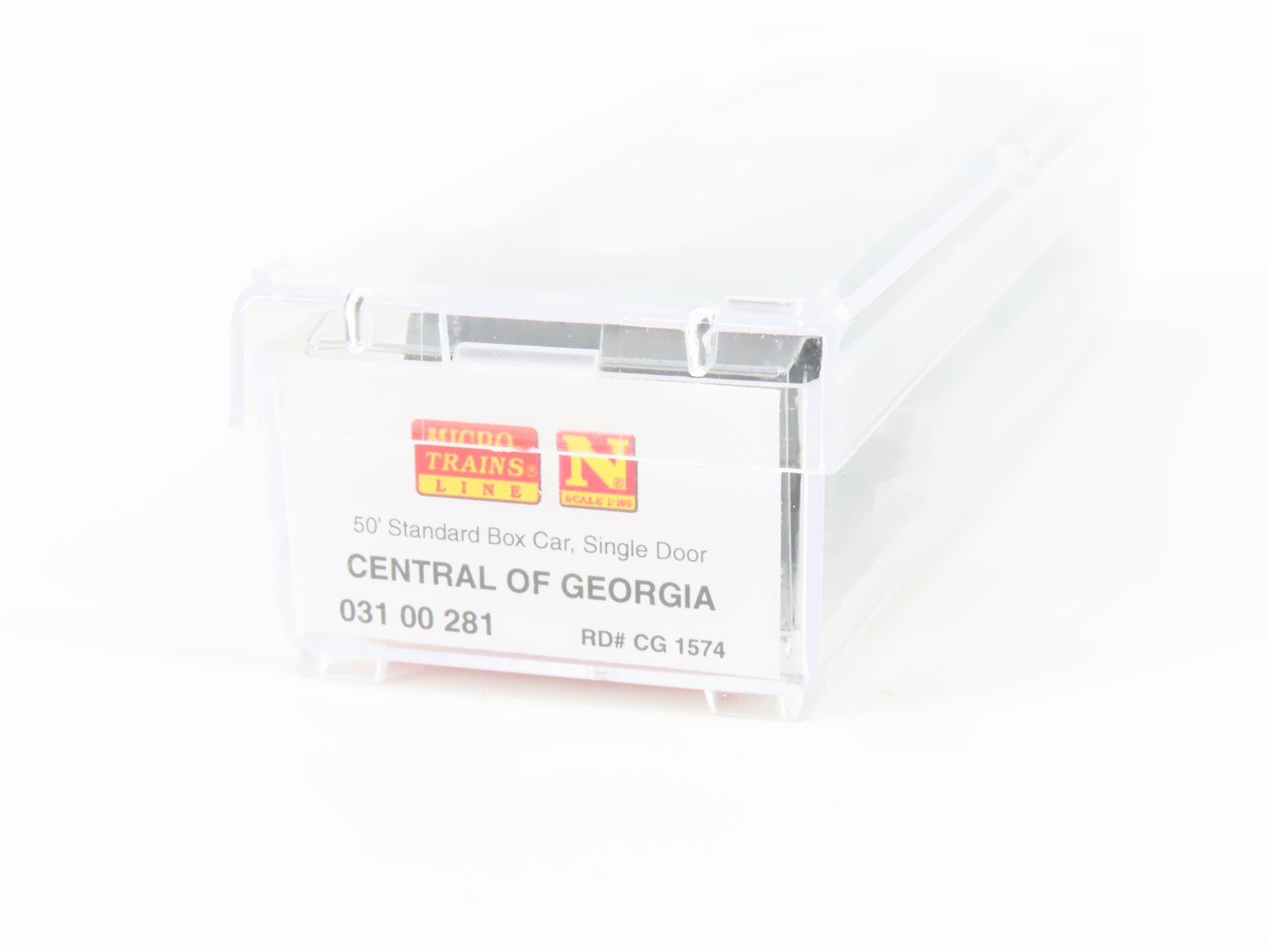 N Scale Micro-Trains MTL 03100281 CG The Right Way Single Door 50' Box Car #1574
