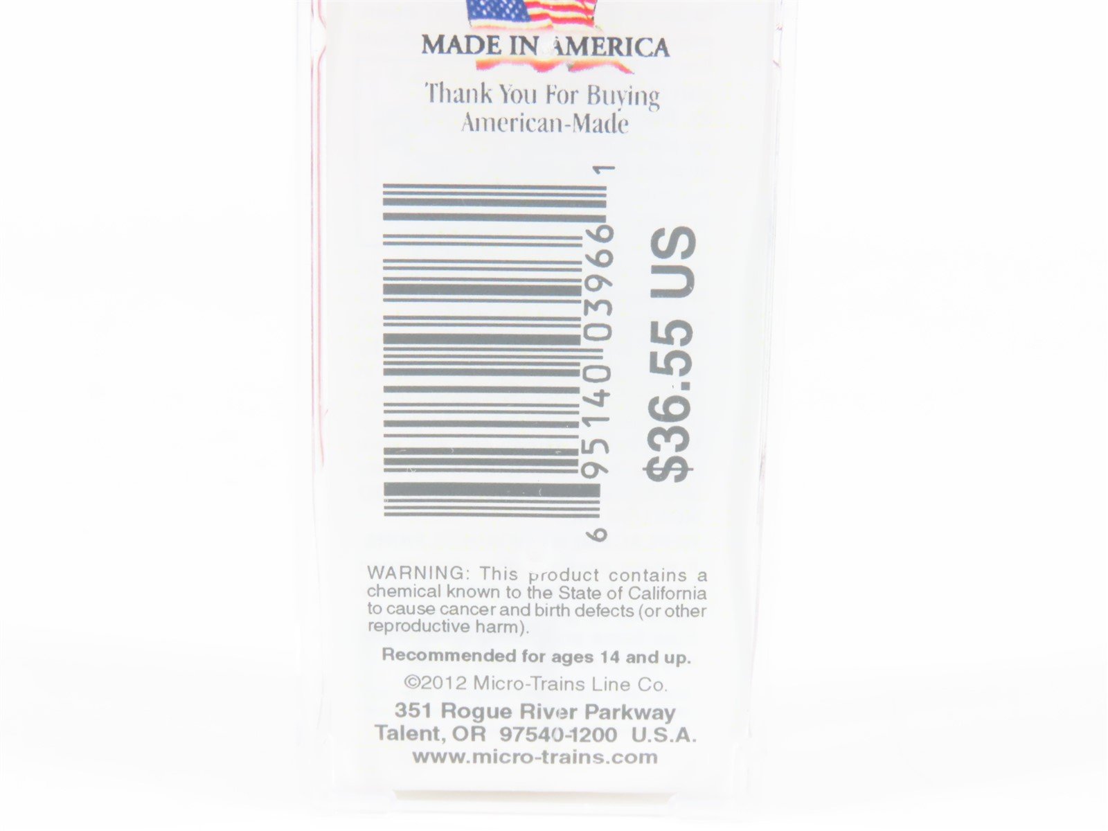 N Scale Micro-Trains MTL 13000100 ATSF Santa Fe Bay Window Caboose #999654