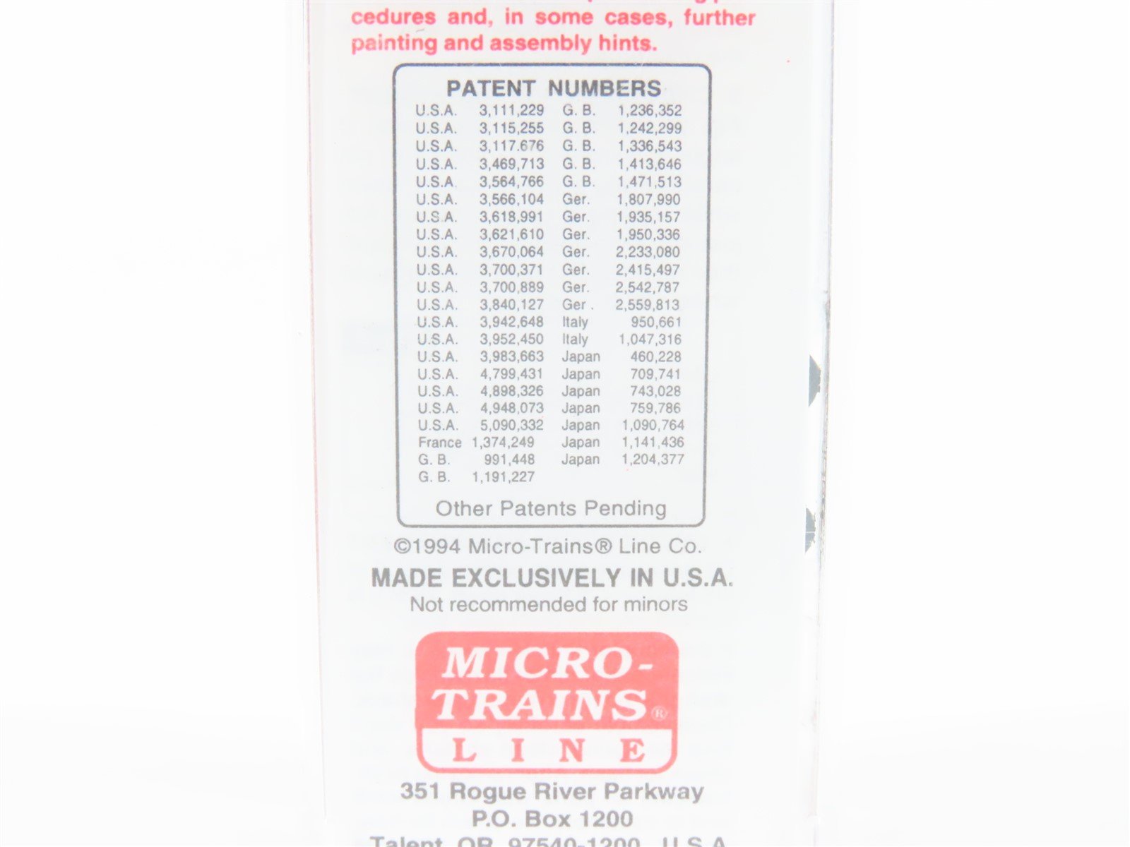 N Scale Micro-Trains MTL 20176 GN Great Northern Circus Train 40' Box Car #18588