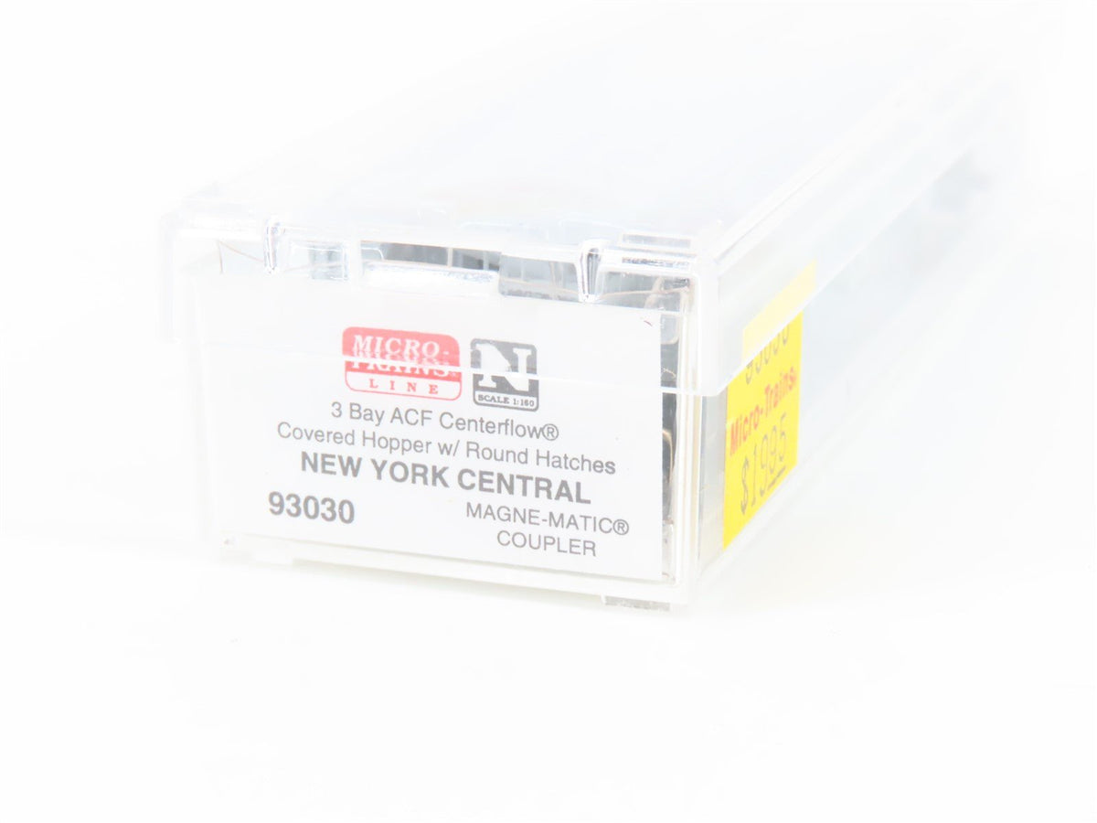N Scale Micro-Trains MTL 93030 NYC New York Central 3-Bay Covered Hopper #886025