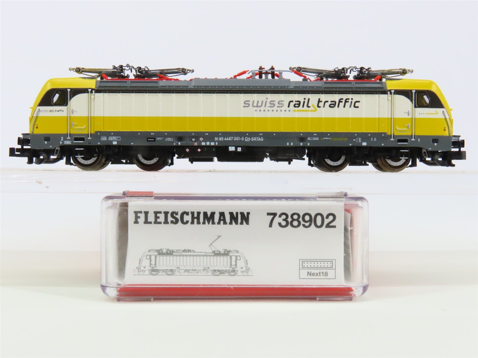 N Fleischmann 738902 Swiss Rail Traffic BR 187 TRAXX Electric #001-0 - DCC Ready