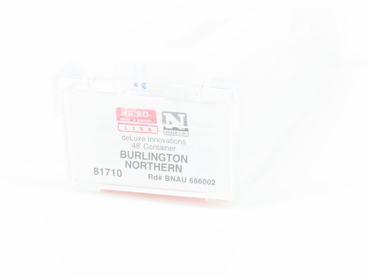 N Deluxe Innovations Micro-Trains MTL 81710 BNAU Atlanta 48&#39; Container #686002