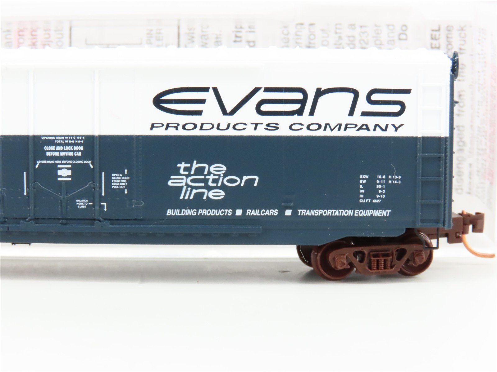 N Micro-Trains MTL 07500140 USLX Evans Products Company Double Door Box Car #180